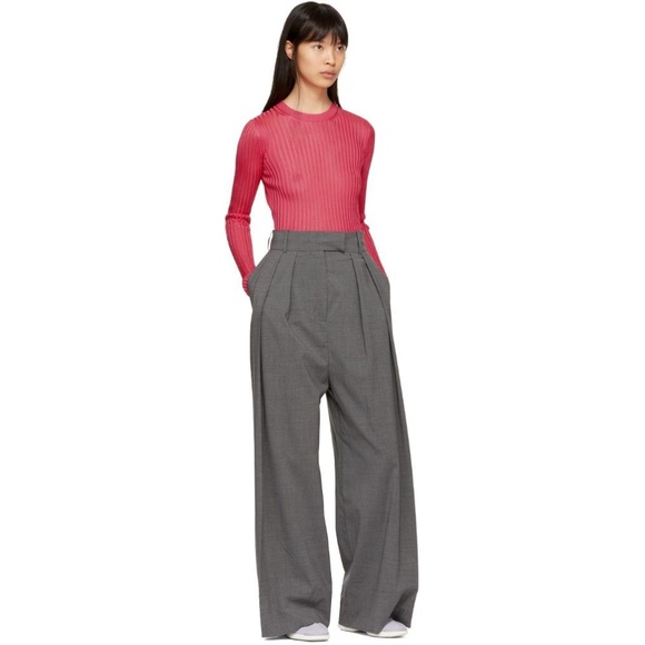 Acne Studios Spitak Lingerie Ribbed Sweater - Picture 1 of 8